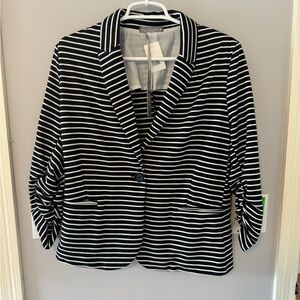 Stretchy Stripped Blazer